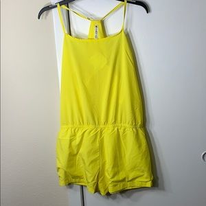NWT Fabletics yellow romper
